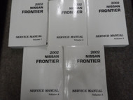 2002 Nissan Frontier Service Repair Shop Workshop Manual Set Brand New