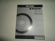 2002 Suzuki DR-Z250 Service Repair Shop Workshop Manual FACTORY Brand New 