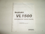 2002 Suzuki VL1500 Supplementary Service Manual MINOR WEAR STAINS FACTORY OEM 02