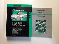2002 Toyota MR2 MR 2 Service Repair Shop Manual SET W ELECTRICAL WIRING DIAGRAM