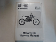 2003 2004 2005 2006 Kawasaki KX125 KX250 Motorcycle Service Repair Shop Manual 