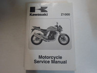 2003 2004 2005 2006 Kawasaki Z1000 Service Repair Shop Manual NEW FACTORY 