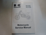 2003 2004 2005 Kawasaki KLX125 KLX125L Service Repair Shop Manual BRAND NEW