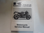 2003 2004 Kawasaki Ninja ZX-6R ZX-6RR Service Repair Shop Workshop Manual NEW