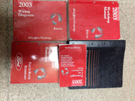 2003 FORD FOCUS Service Repair Shop Manual Set W EWD PCED SPECS BOOK & FACTS BK