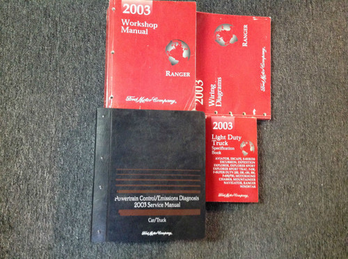 2005 Ford Ranger Truck Service Shop Repair Set Service Electrical Wiring Diagrams And The Powertrain Control Emission Diagnosis