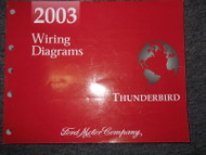 2003 FORD THUNDERBIRD Electrical Wiring Diagrams EWD Service Shop Manual OEM