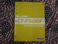 2003 Suzuki LT F500F Service Manual LT-F500FK3 MINOR FADING FACTORY OEM BOOK 03
