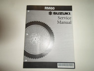2003 Suzuki RM60 Service Repair Shop Manual FACTORY OEM BOOK 03 2ND EDITION