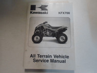 2004 2005 2006 2007 Kawasaki KFX700 ATV Service Repair Shop Manual NEW 