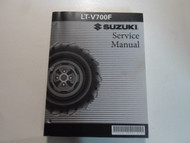 2004 2005 Suzuki LT-V700F Service Manual MINOR FADING FACTORY OEM 2ND EDITION 