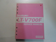 2004 2005 Suzuki LT-V700F Service Repair Manual K4 K5 FACTORY MINOR WEAR DEAL