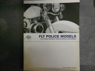 2004 Harley Davidson FLT POLICE MODELS Service Repair Shop Manual Supplement NEW