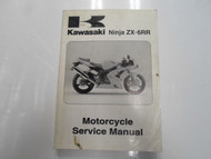 2004 Kawasaki Ninja ZX-6RR Motorcycle Service Repair Manual STAINED WORN OEM 04
