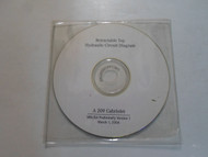 2004 Mercedes Retractrable Top Hydraulic Circuit Diagram A 209 Cabriolet CD DVD