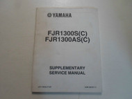  2004 Yamaha FJR1300SC FJR1300ASC Supplementary Service Manual MINOR STAINS OEM