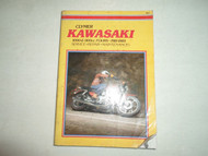 1981 1985 Clymer Kawasaki 1000 & 1100cc FOURS Service Maintenance Manual STAINED