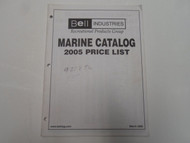 2005 Bell Industry Recreational Products Group Marine Catalog Price List Manual