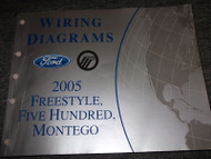 2005 FORD FREESTYLE FIVE HUNDRED 500 MONTEGO Electrical Wiring Diagram Manual 