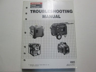 2005 Honda Generators Troubleshooting Shop Manual Factory OEM Book Used 05