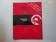 John Deere Sprintfire Snowmobile Operator's Manual OM-M69631 Issue H2 DEERE