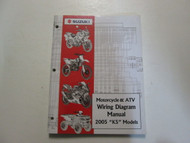 2005 Suzuki Motorcycle & ATV Wiring Diagram Manual Models K5 FACTORY OEM BOOK 05