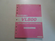 2005 Suzuki VL800 Supplementary Service Manual WATER DAMAGED WORN FACTORY OEM 05