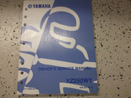 2006 2007 Yamaha YZ250W1 OWNERS Service Shop Repair Manual OEM FACTORY NEW