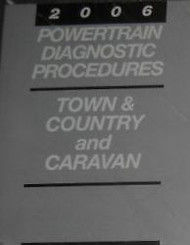 2006 Dodge Caravan Chrysler Town Country Powertrain Diagnostic Procedure Manual 