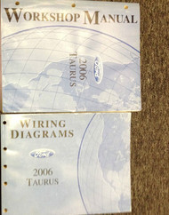 2006 Ford Taurus Service Shop Repair Manual Set W Electrical Wiring Diagram EWD