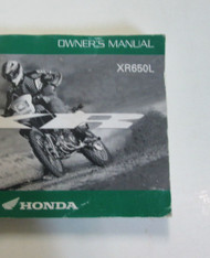 2006 HONDA XR650L Owners Operators Owner Manual Factory OEM Book NEW 2006