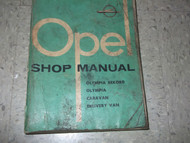 1957 1958 OPEL OLYMPIA & REKORD CARAVAN CARAVAN Service Shop Repair Manual OEM