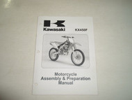 2006 Kawasaki KX450F Motorcycle Assembly Preparation Manual FACTORY OEM BOOK x