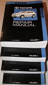 2006 TOYOTA RAV4 RAV 4 Service Repair Shop Workshop Manual Set FACTORY OEM