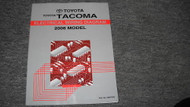 2006 Toyota Tacoma Electrical Wiring Diagrams Troubleshooting Service Manual EWD