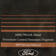 2007 Ford F 650 750 Super Duty Powertrain Control Emission Diagnosis Manual