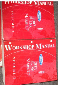 2007 FORD F-150 F150 LINCOLN MARK LT TRUCK Service Shop Repair Manual Set NEW