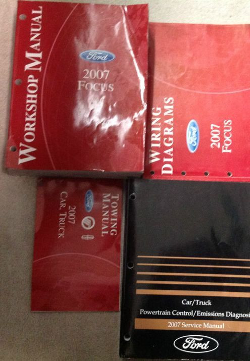 2007 Ford Focus Service Repair Shop Manual Set Factory Service Manual And The Wiring Diagrams Manual