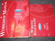 2007 Ford Focus Service Repair Shop Manual Set W Wiring Diagram EVTM 