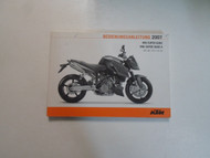 2007 KTM 990 Super Duke 990 Super Duke R Owners Manual GERMAN FACTORY OEM DEAL