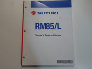 2007 Suzuki RM85/L RM 85/L Owners Service Repair Manual MINOR WEAR FACTORY OEM