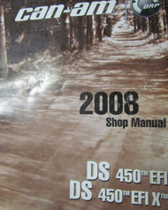 2008 Can Am DS450 DS 450 DS450EFI DS450EFI X Service Shop Repair Manual NEW