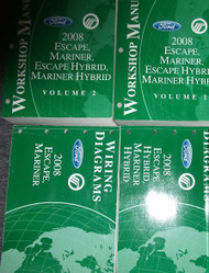 2008 FORD ESCAPE & ESCAPE HYBRID Service Shop Repair Workshop Manual SET W EWD