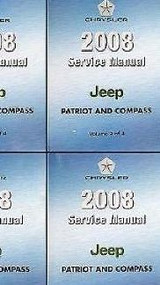 2008 JEEP PATRIOT & COMPASS Service Shop Repair Workshop Manual Set FACTORY 