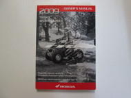 2009 HONDA TRX90X SPORTRAX 90X Owners Manual OEM BOOK USED FACTORY DEALERSHIP 09