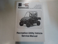 2009 Kawasaki Teryx 750 FI 4x4 LE Sport NRA OUTDOORS Service Repair Manual NEW