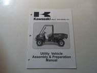 2007 Kawasaki Mule 3010 Diesel 4x4 Utility Vehicle Assembly Preparation Manual