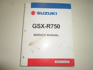 2009 Suzuki GSX-R750 Service Repair Shop Manual NEW 995003714003E OEM 09 
