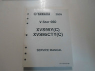 2009 Yamaha V Star 950 XVS95Y XVS95CTY Service Repair Shop Manual FACTORY OEM x