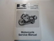 2008 2009 Kawasaki 1400GTR Concours 14 ABS Concours Motorcycle Service Manual NE